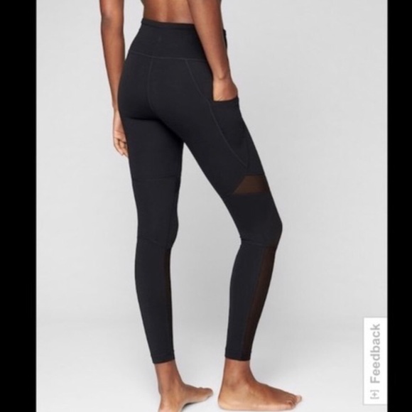 Athleta Mesh Pocket Salutation Tight Leggings - Picture 3 of 10